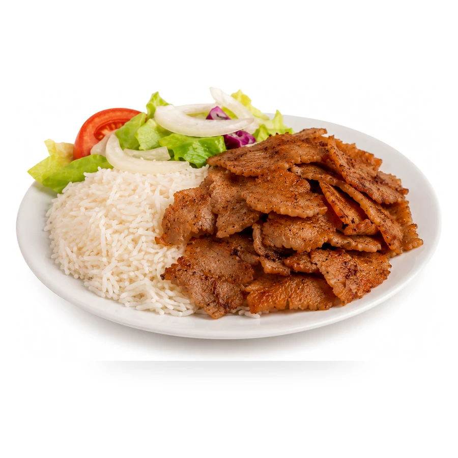 Piatto Riso e Kebab